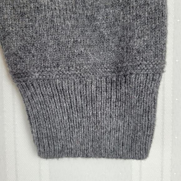 GAP Kids Heather Grey Rainbow Cotton Wool Blend Sweater, XL 14-14 NWT - Picture 5 of 6